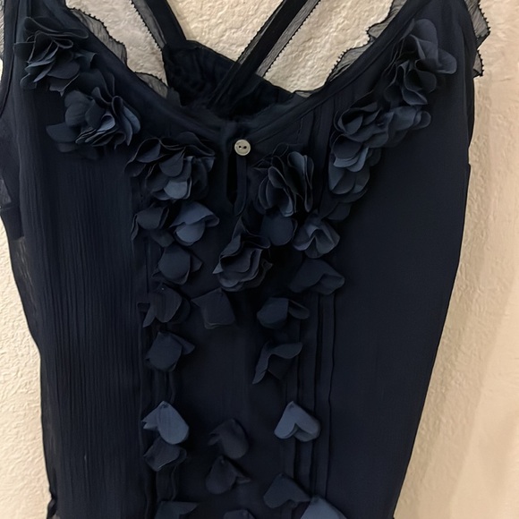 Vintage A&F chiffon tank top with detailing - Picture 2 of 4